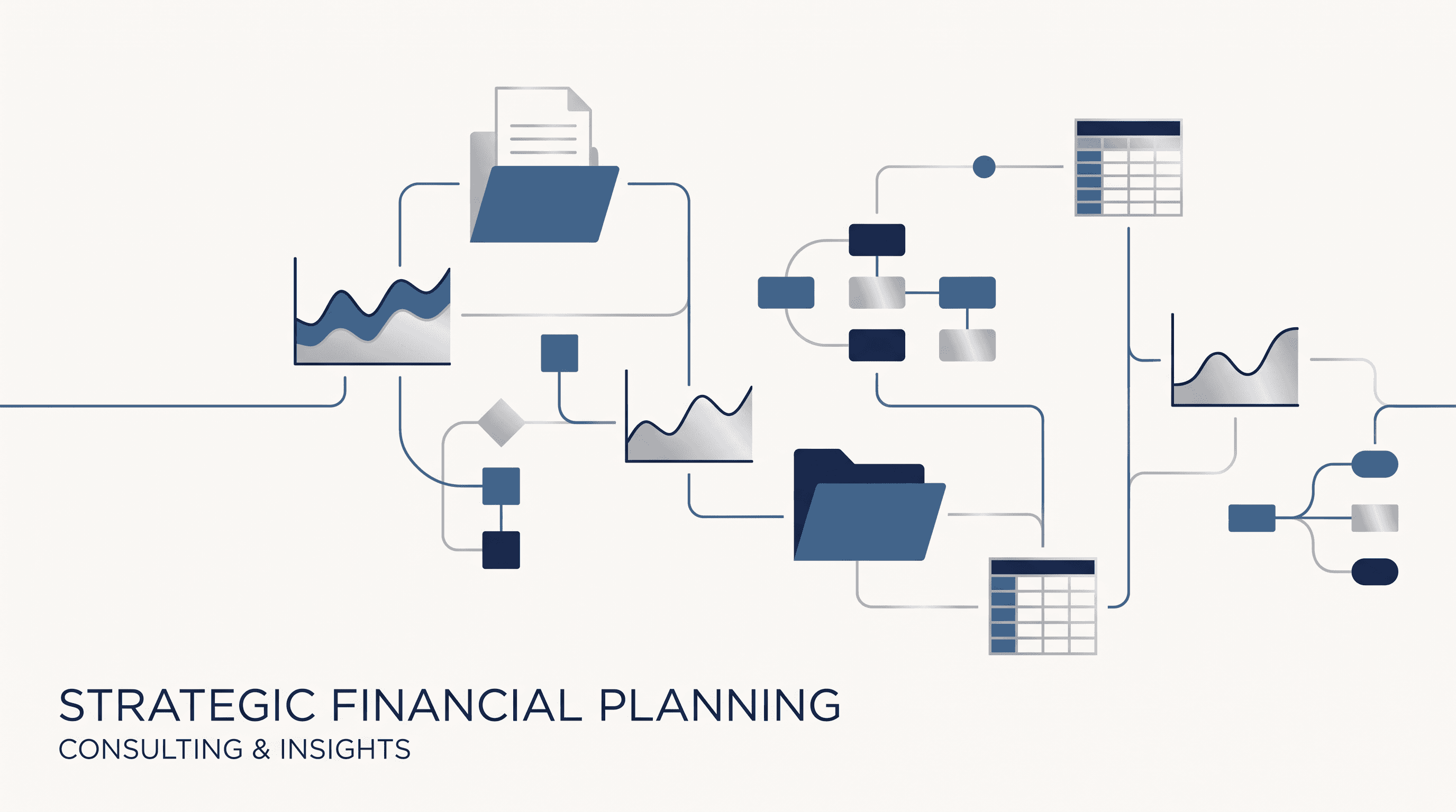Organized tax planning materials, spreadsheets, and financial records